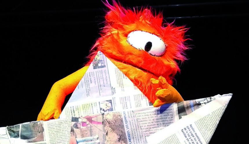 El Teatro de Títeres de El Retiro ofrecerá el estreno del espectáculo ‘Monstruo Naranja’