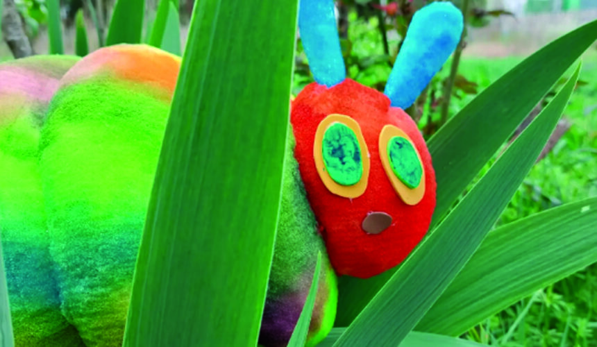 Actividad: La oruga de colores