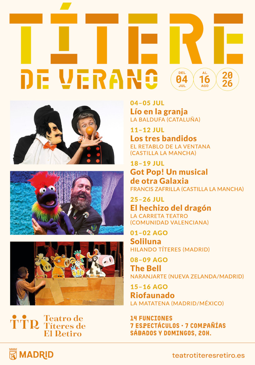 Cartel Títere de verano 2026 Cartel Títere de verano 2026